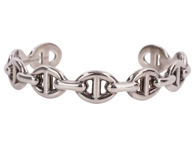 Hermès Hermes Chaine d'Ancre Enchainee Bracciale con Charm in Argento 925 - vista 2