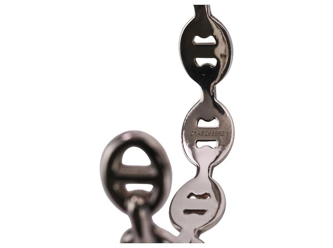 Hermès Hermes Chaine d'Ancre Enchainee Bracciale con Charm in Argento 925 - vista 7