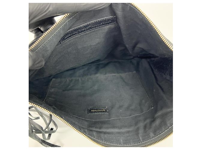Pochette Balenciaga Classic City Clip in pelle Medium - vista 4