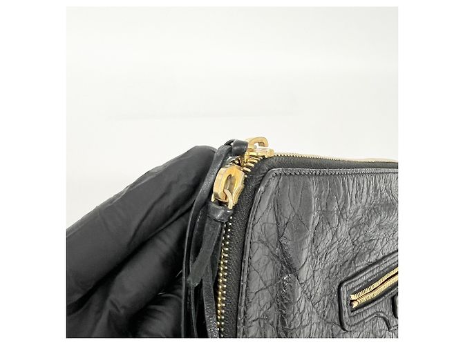 Pochette Balenciaga Classic City Clip in pelle Medium - vista 5