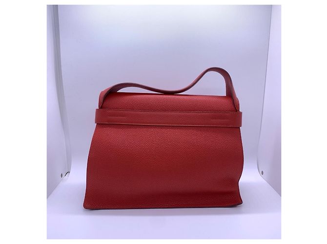 Borsa Hermès Etribelt in pelle - Rossa Rosso - vista 2