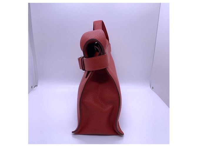 Borsa Hermès Etribelt in pelle - Rossa Rosso - vista 3