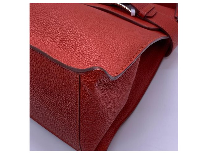 Borsa Hermès Etribelt in pelle - Rossa Rosso - vista 4