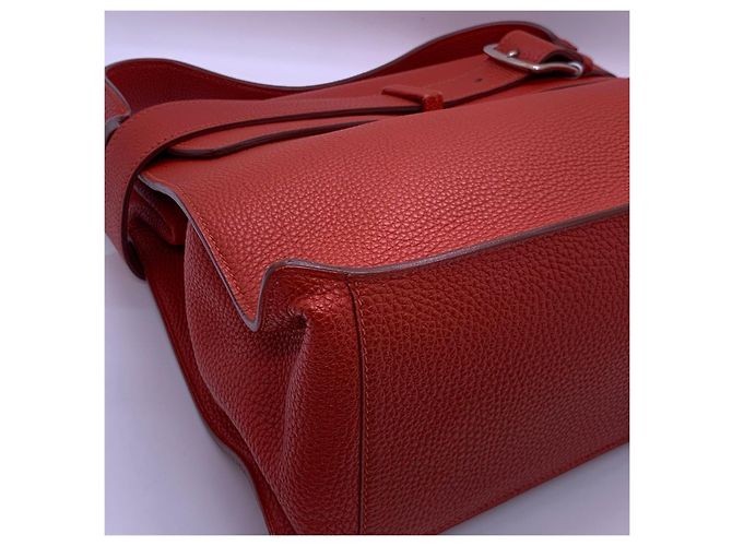 Borsa Hermès Etribelt in pelle - Rossa Rosso - vista 5