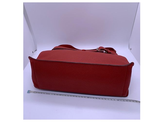 Borsa Hermès Etribelt in pelle - Rossa Rosso - vista 9
