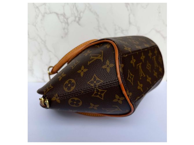 Louis Vuitton Borsa Monogram Ellipse PM Marrone Monogramma - vista 11