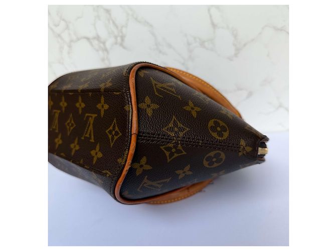 Louis Vuitton Borsa Monogram Ellipse PM Marrone Monogramma - vista 12