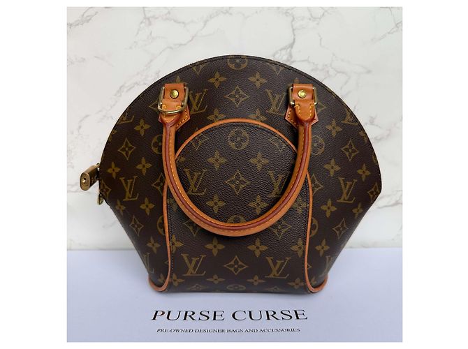 Louis Vuitton Borsa Monogram Ellipse PM Marrone Monogramma - vista 19