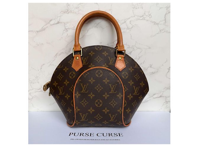 Louis Vuitton Borsa Monogram Ellipse PM Marrone Monogramma - vista 2