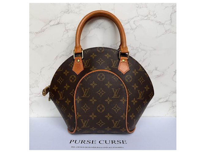 Louis Vuitton Borsa Monogram Ellipse PM Marrone Monogramma - vista 3