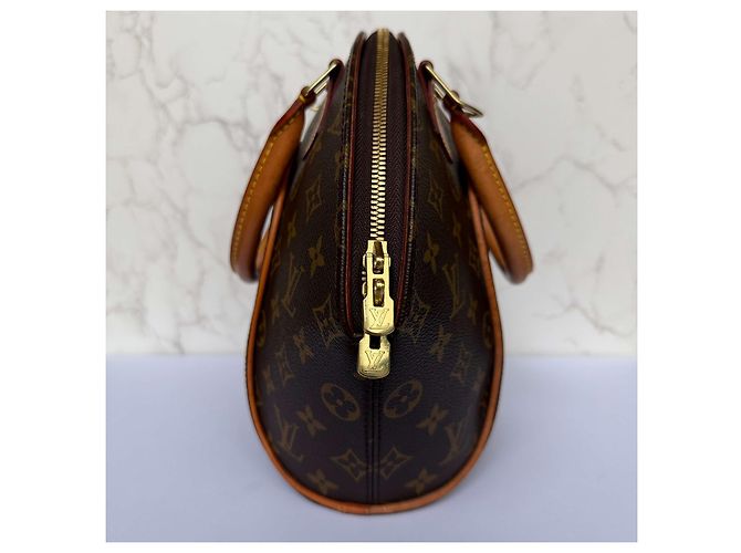 Louis Vuitton Borsa Monogram Ellipse PM Marrone Monogramma - vista 6