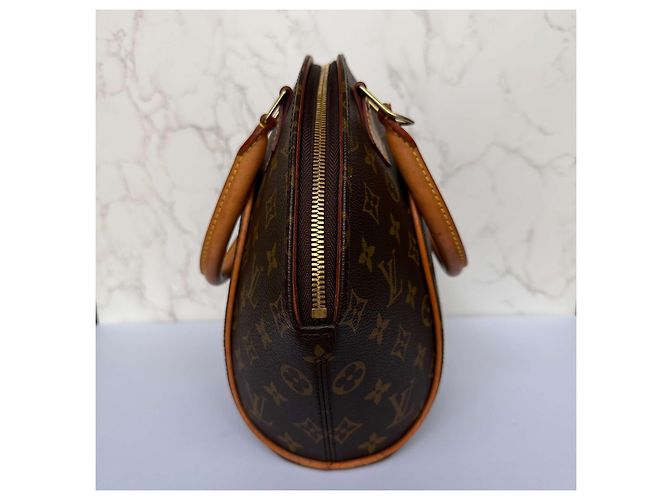 Louis Vuitton Borsa Monogram Ellipse PM Marrone Monogramma - vista 8
