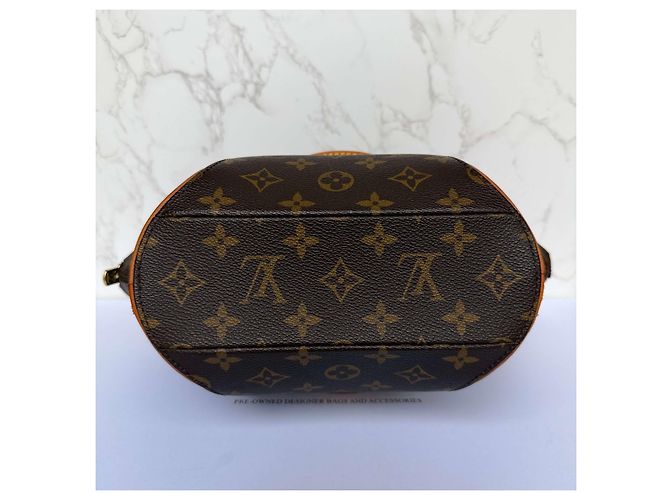 Louis Vuitton Borsa Monogram Ellipse PM Marrone Monogramma - vista 9