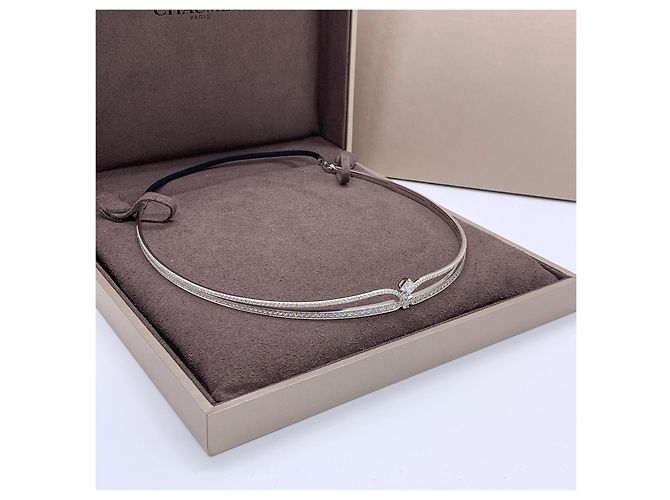 Collana Chaumet Crown of Love con Diamanti Argento - vista 2