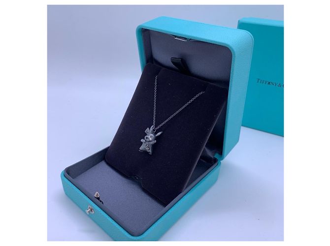 Collar Tiffany & Co. Pikachu Edición Limitada con Diamantes Negro - vista 4