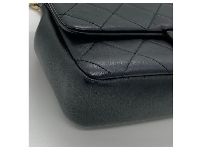 Borsa Chanel Classic Flap in pelle nera Nero - vista 5