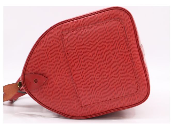 Borsa Louis Vuitton Speedy in pelle Epi 30 Rosso - vista 3