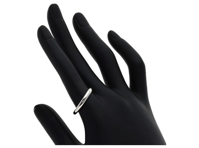 Anello stacking in platino Tiffany & Co. - vista 7