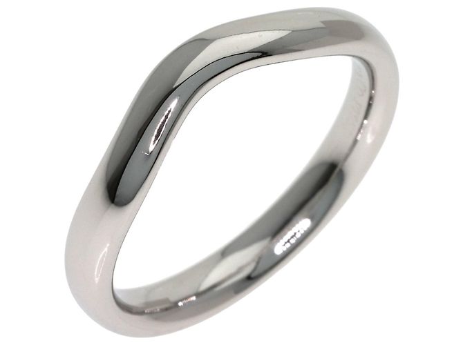 Anello a fascia curva Tiffany & Co. in platino - vista 2