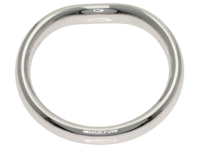 Anello a fascia curva Tiffany & Co. in platino - vista 4