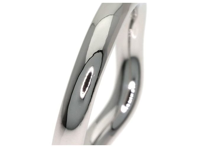Anello a fascia curva Tiffany & Co. in platino - vista 7