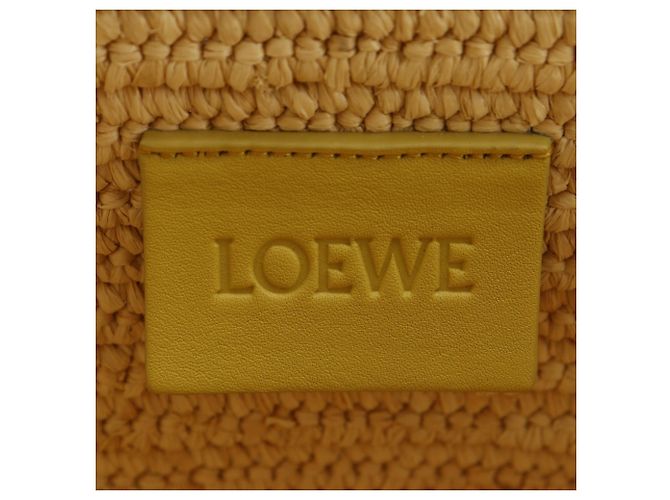 Borsa a mano Loewe Bunny Basket Beige Giallo - vista 16