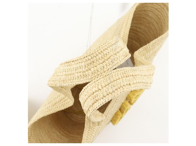 Borsa a mano Loewe Bunny Basket Beige Giallo - vista 5