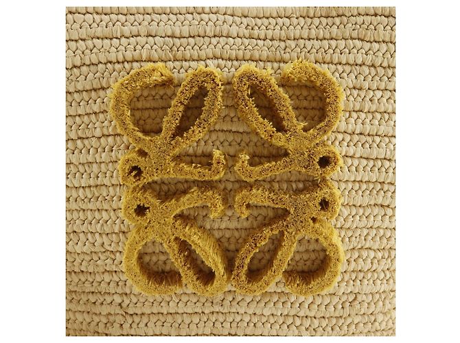 Borsa a mano Loewe Bunny Basket Beige Giallo - vista 7