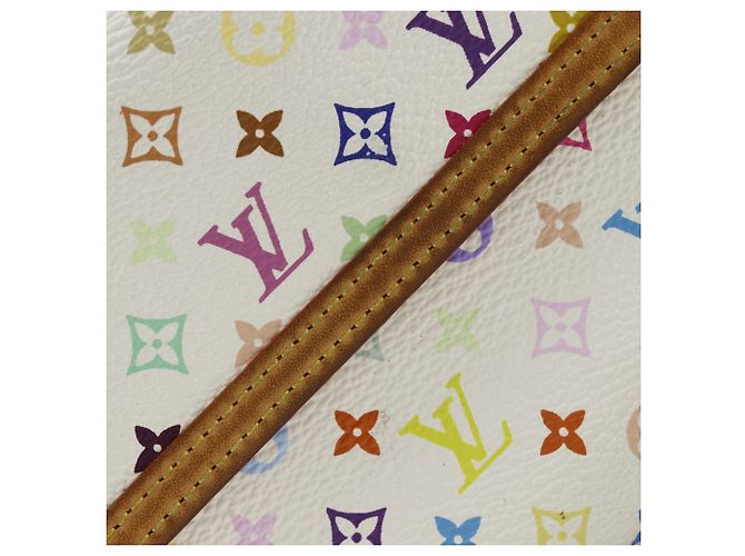 Louis Vuitton Monogram Multicolore Tri-fold Long Wallet White Multiple colors - view 15