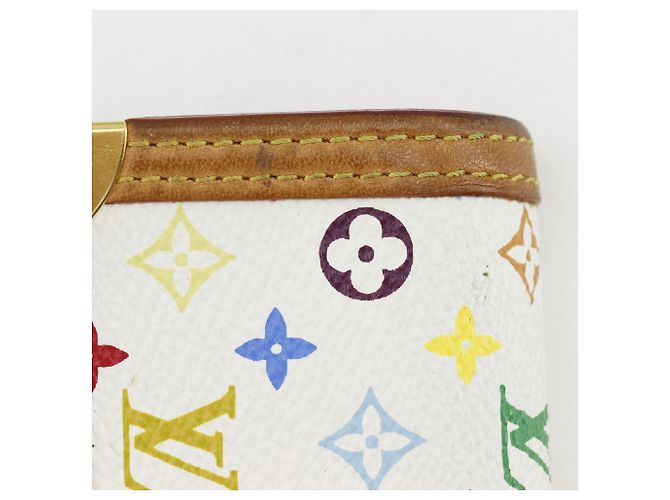 Louis Vuitton Monogram Multicolore Tri-fold Long Wallet White Multiple colors - view 16