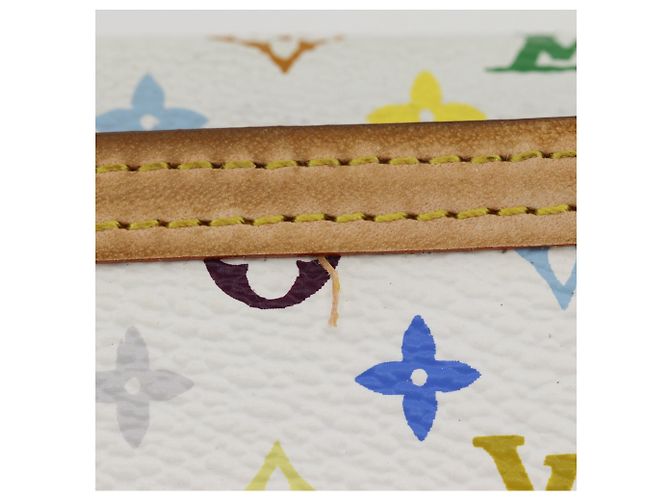 Louis Vuitton Monogram Multicolore Tri-fold Long Wallet White Multiple colors - view 17