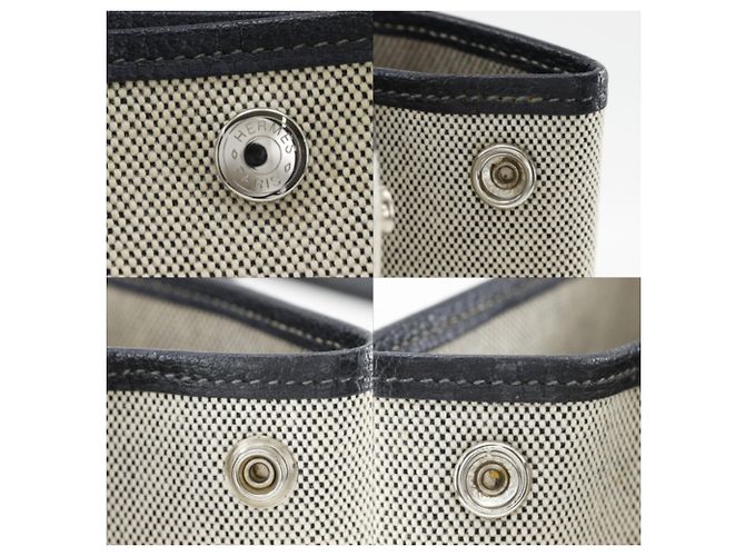 Hermès Borsa Tote Hermes Garden Party PM 36 Marrone - vista 12