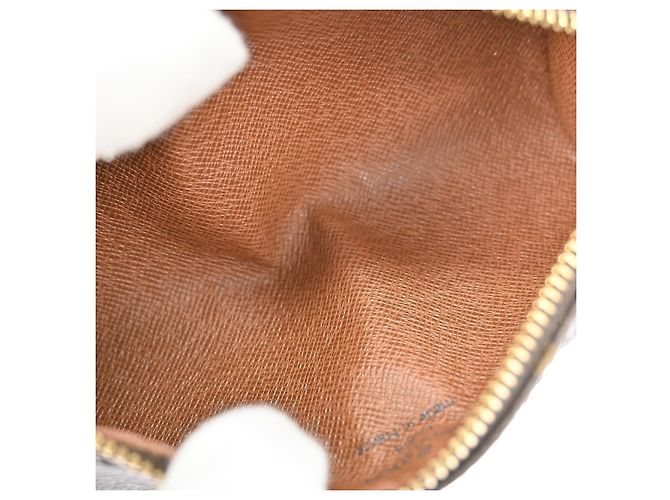 Louis Vuitton Papillon Pochette Monogram Canvas Mini Marrone - vista 3
