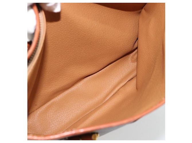 Céline Celine Vintage Macadam Canvas and Leather Braun - Ansicht 5