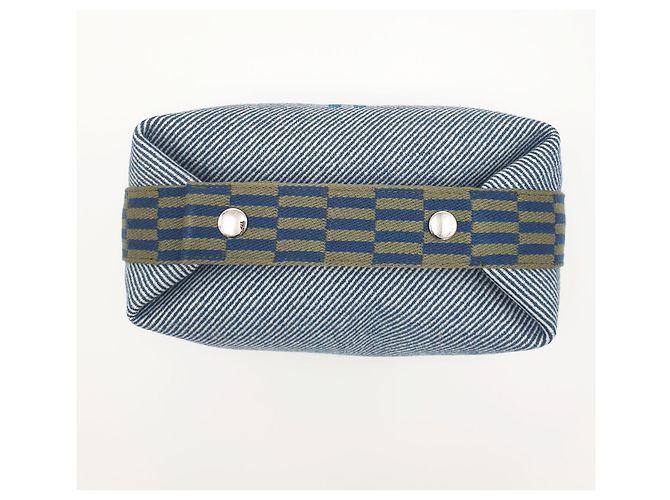 Hermès Pochette Bride-a-Brac H Natte PM Bleu Abysse Blu - vista 4