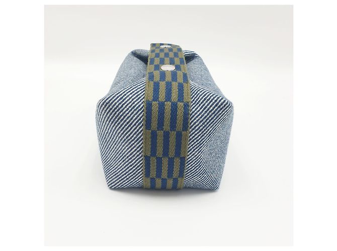 Hermès Pochette Bride-a-Brac H Natte PM Bleu Abysse Blu - vista 6