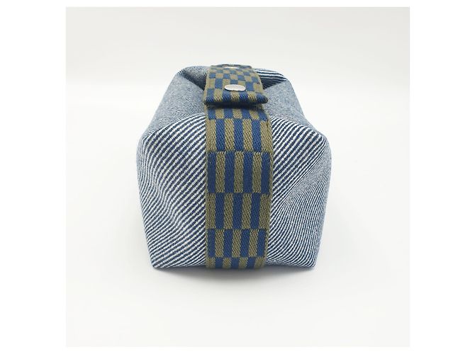 Hermès Pochette Bride-a-Brac H Natte PM Bleu Abysse Blu - vista 7