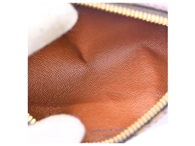 Louis Vuitton Papillon Pochette Monogram Canvas Mini Marrone - vista 3