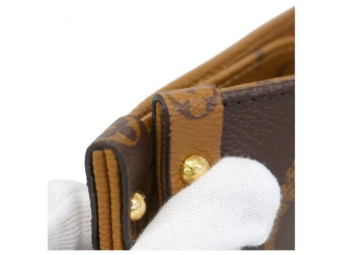 Borsa Tote Louis Vuitton Monogram Giant Reverse OnTheGo GM Marrone - vista 8