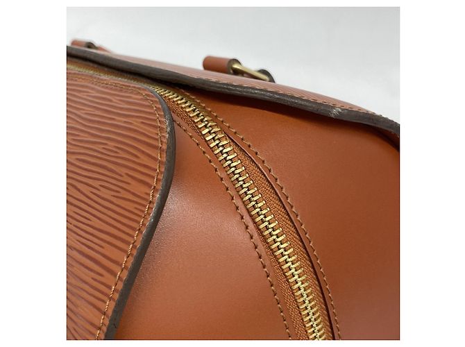 Borsa Louis Vuitton Epi Soufflot M52223 Marrone - vista 8