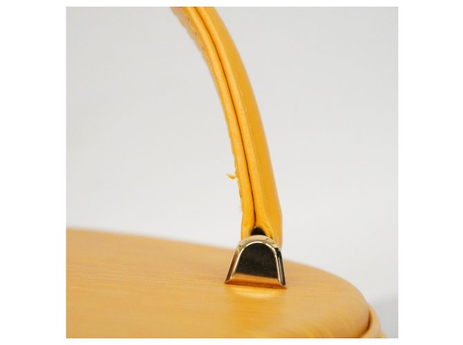 Borsa Louis Vuitton Epi Cannes Giallo - vista 7