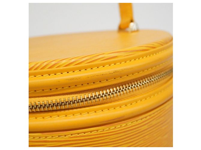 Borsa Louis Vuitton Epi Cannes Giallo - vista 8