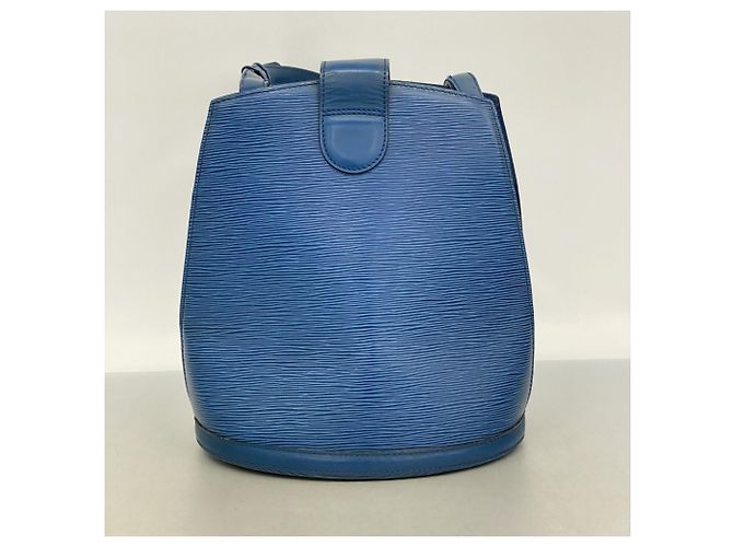 Borsa a Spalla Louis Vuitton Epi Cluny Blu - vista 11