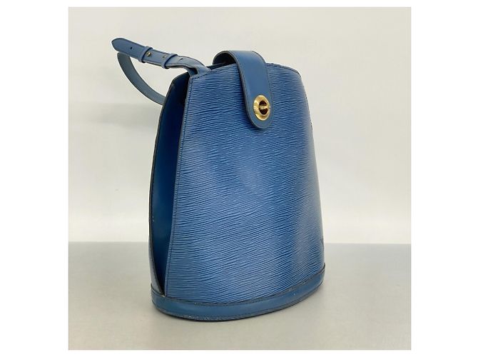 Borsa a Spalla Louis Vuitton Epi Cluny Blu - vista 2