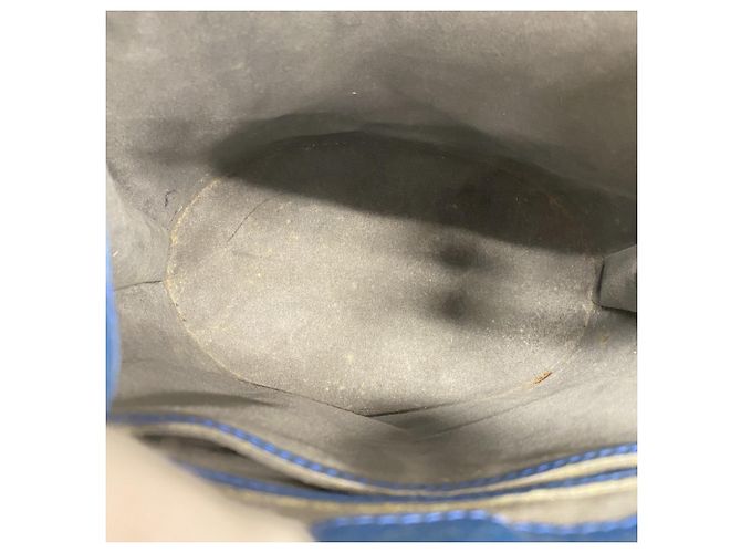 Borsa a Spalla Louis Vuitton Epi Cluny Blu - vista 4