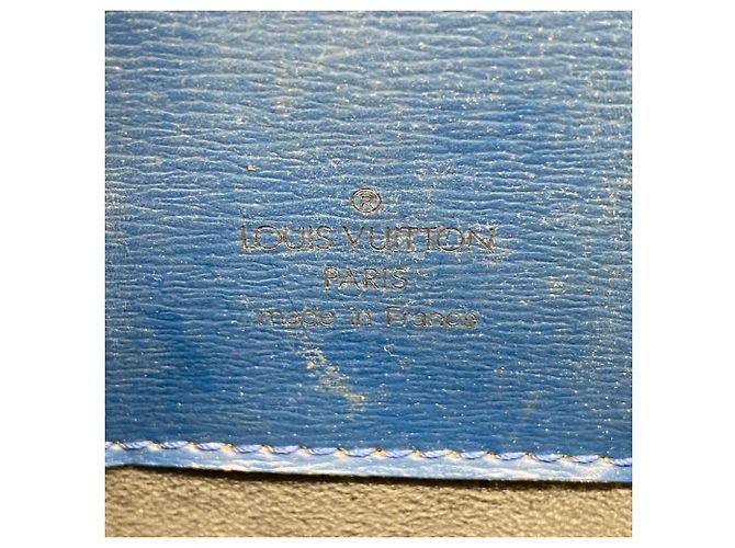 Borsa a Spalla Louis Vuitton Epi Cluny Blu - vista 5