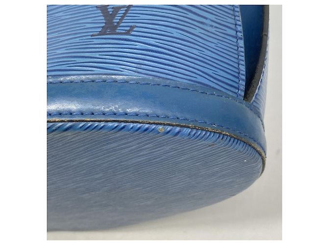 Borsa a Spalla Louis Vuitton Epi Cluny Blu - vista 6
