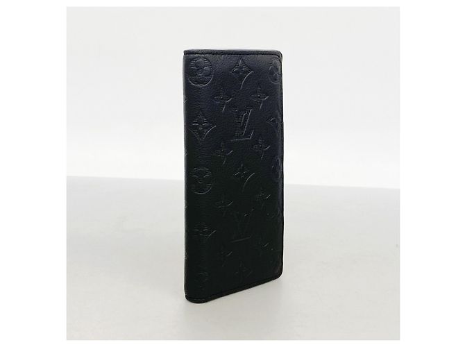 Portafoglio lungo Brazza Monogram Shadow Louis Vuitton Nero - vista 2