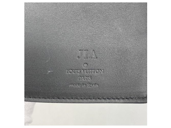 Portafoglio lungo Brazza Monogram Shadow Louis Vuitton Nero - vista 4