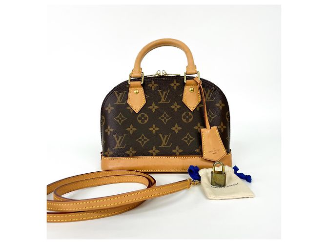 Borsa Louis Vuitton Alma Monogram Canvas PM Multicolore - vista 3